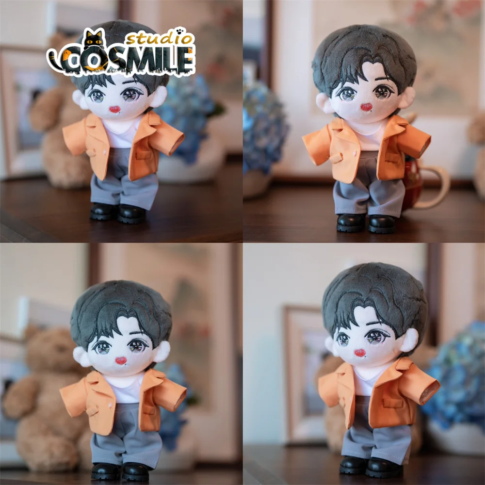 The Untamed Xiao Zhan XZ Fashion Show Orange Suit Costume Plush 20cm Doll Clothes Clothing Gift Sa GG