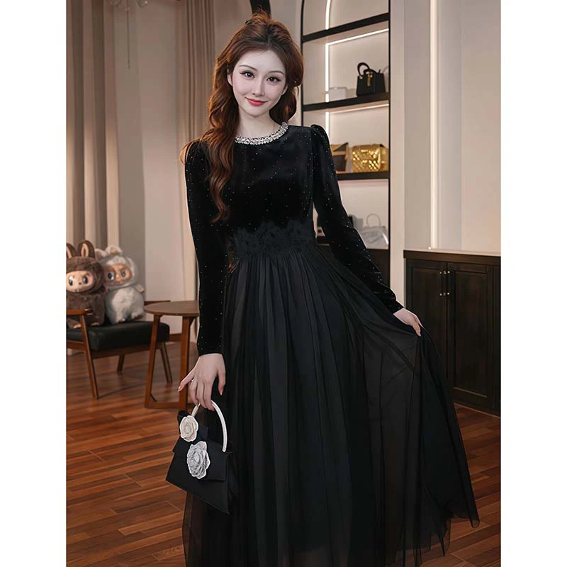 Gonna a Vita Alta con Fodera, Stile Casual, Nuova Sensazione di Moda Autunno Inverno, Gonna a Linea A per Signore