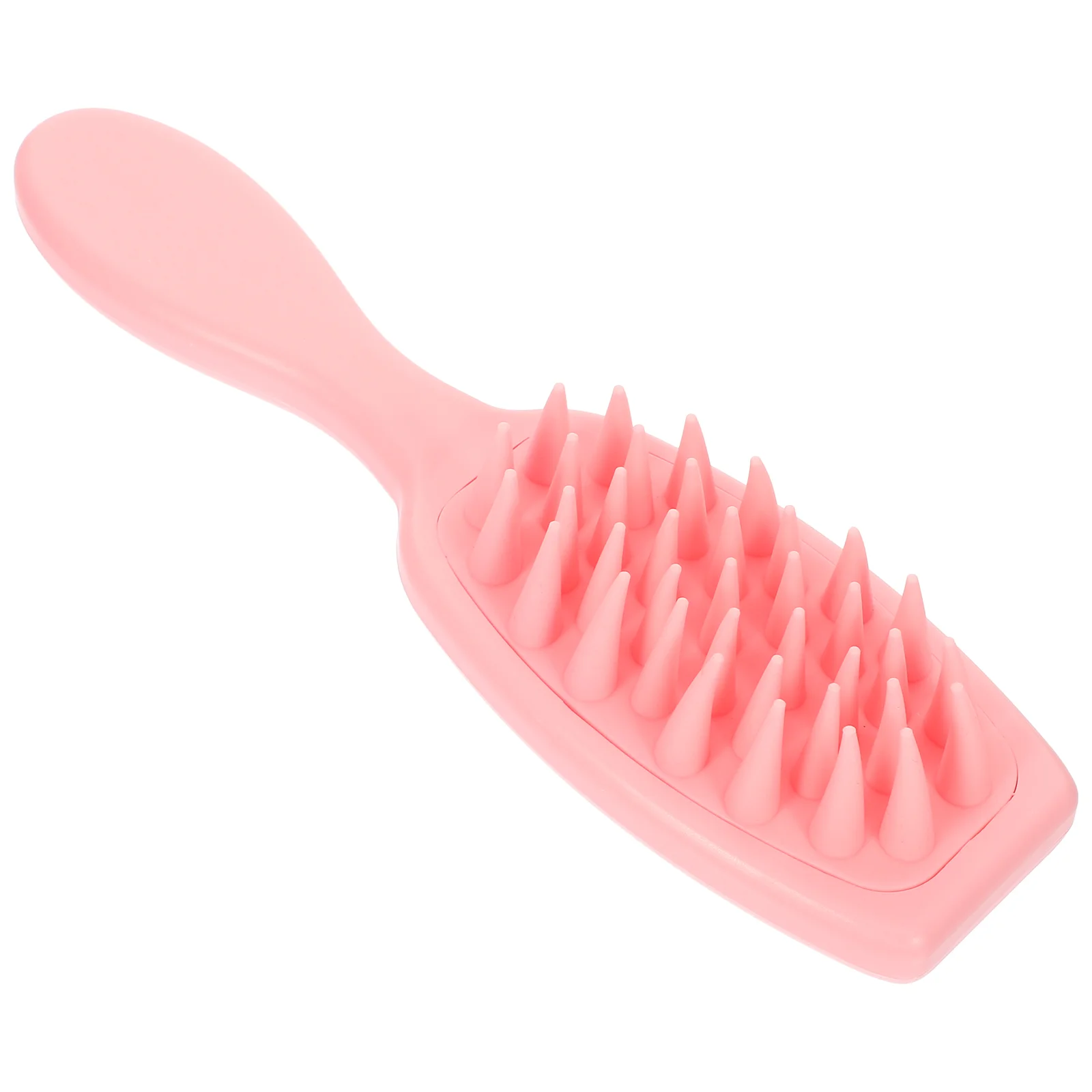 

Hair Shampoo Massage Comb Home Tool Cleaning Scalp Head Scratcher (Pink) Washing Scrubber Brush Massager for Abs Shower Baby