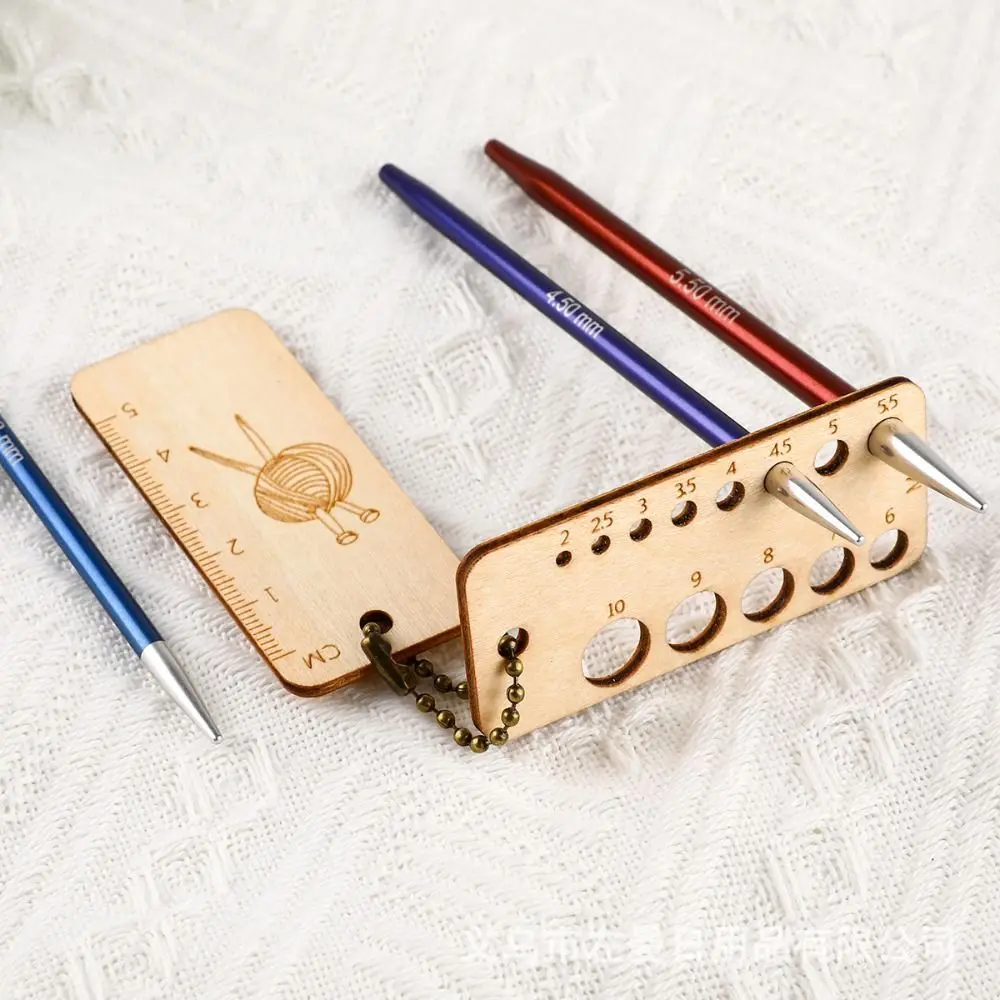 علامات غرزة القفل الخشبية ، لوازم الخياطة المعلقات ، مسطرة الحياكة ، صناعة يدوية للقياس ، مشبك إبرة غرزة خشبية