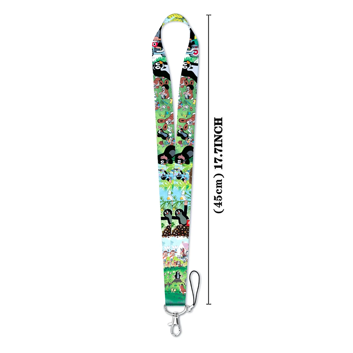 LX1316 Cartoon Mole Neck Strap Lanyard for Keys Keychain Badge Holder ID Credit Card Pass Hang Rope Phone Charm Accessories