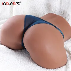 Sexy African Skin Big Ass Sex Doll Realistic Women Butt Male Masturbator Real Vagina Pocket Pussy Porn Doll Anal Sextoys for Men