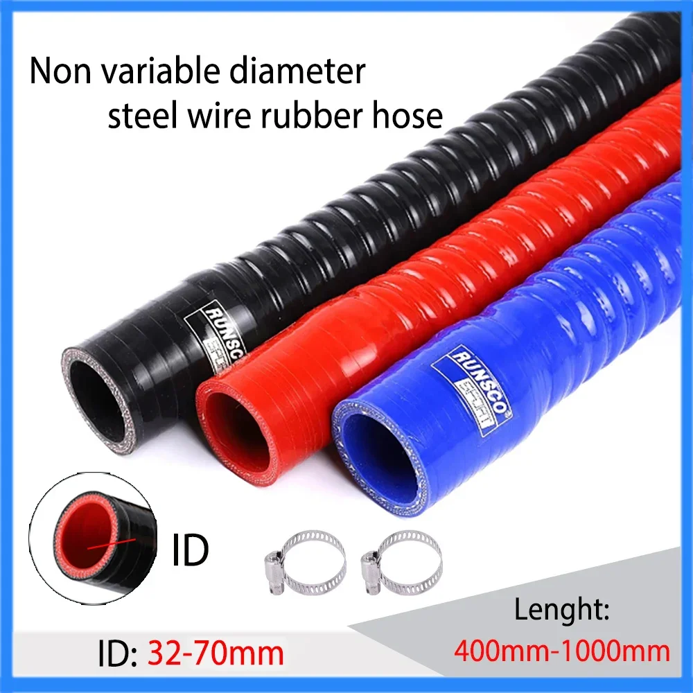 Universal Red Blue Black Silicone Flexible Hose Radiator Tube Pipe For Air Intake High Pressure High Temperature Rubber Joiner