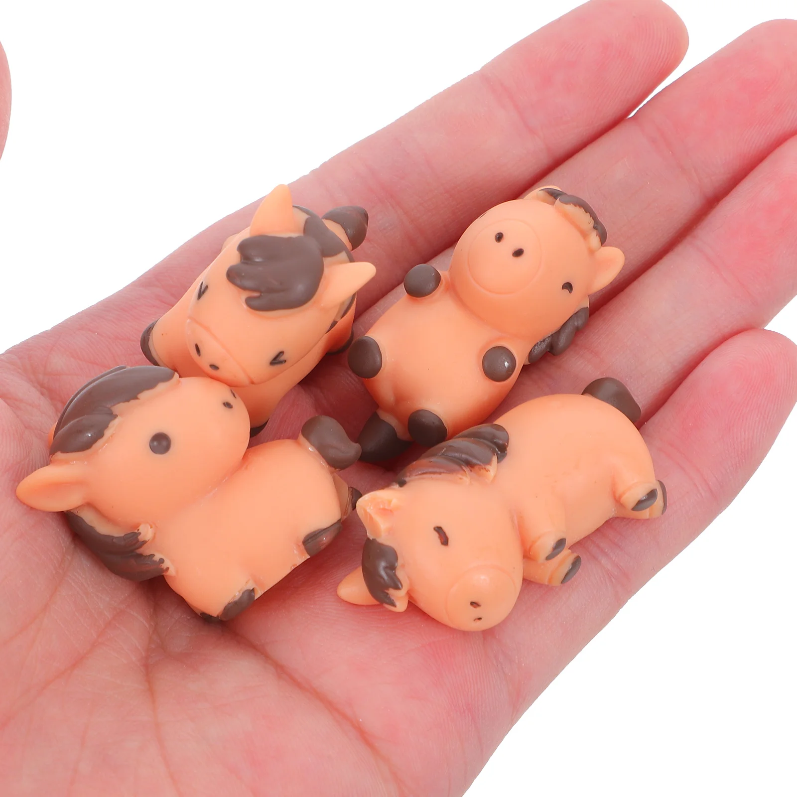 

8Pcs Miniature Resin Horse Sculptures Detailed Small Animal Figurines Modern Desktop Ornaments Horse Statues Home Decor