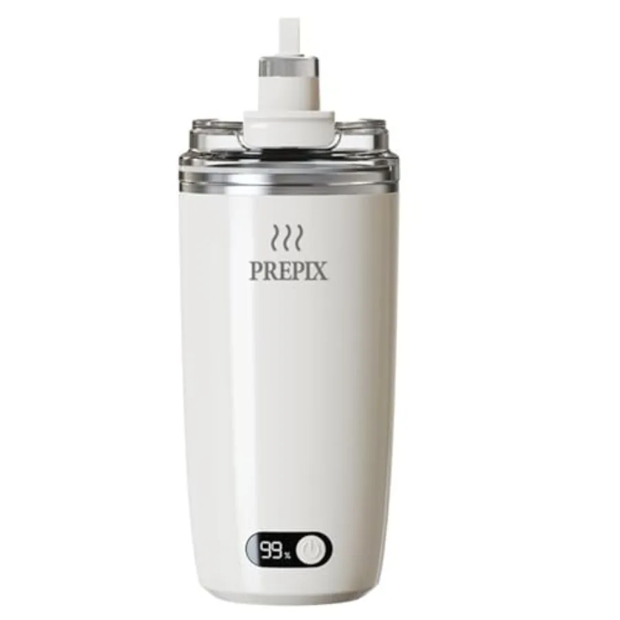 

Self Stirring Mug, USB-C Rechargeable Coffee Mixer, Stainless Steel Insulated Travel Mug with Electric Stirrer and Spill-Proof