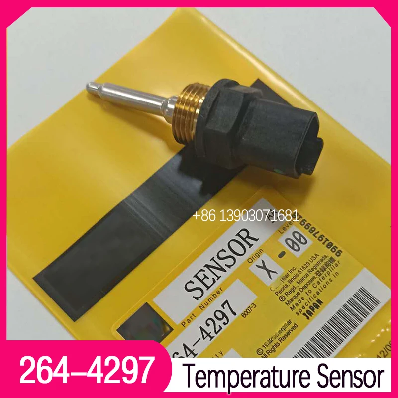 C7 C9 C13 Water Temperature Sensor Sensor 264-4297 2644297 for Caterpillar Excavator Accessories