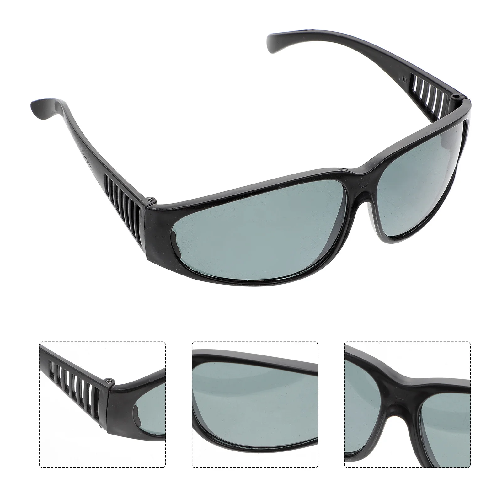 

6Pairs Safety Goggles Welding Protective Glasses Eye Protector Comfortable Bendable Temples for Gas Steel Cutting Welding Work