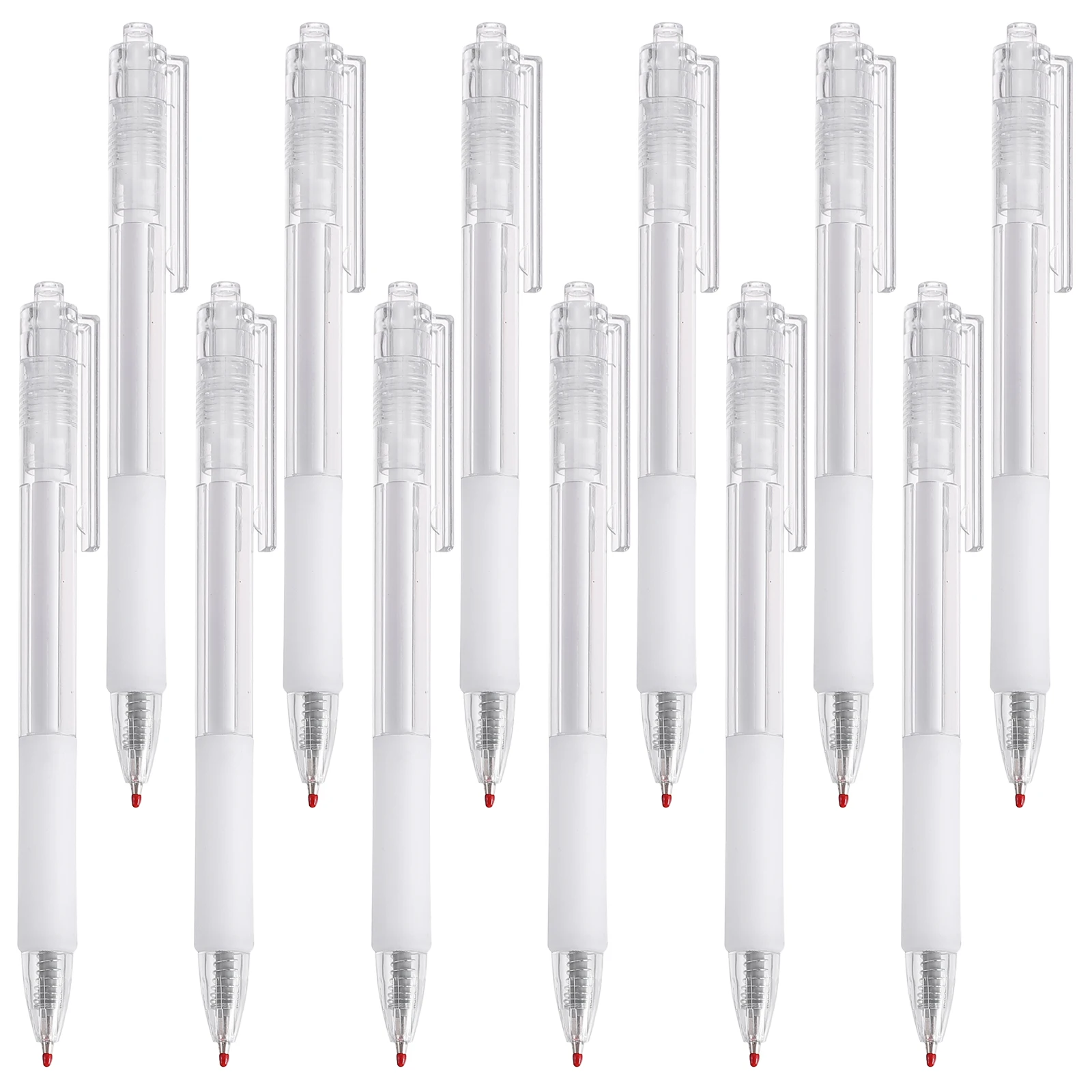 

12 Pcs School Stationery Neutral Pens Gel Ink Student Office Supplies Click Type