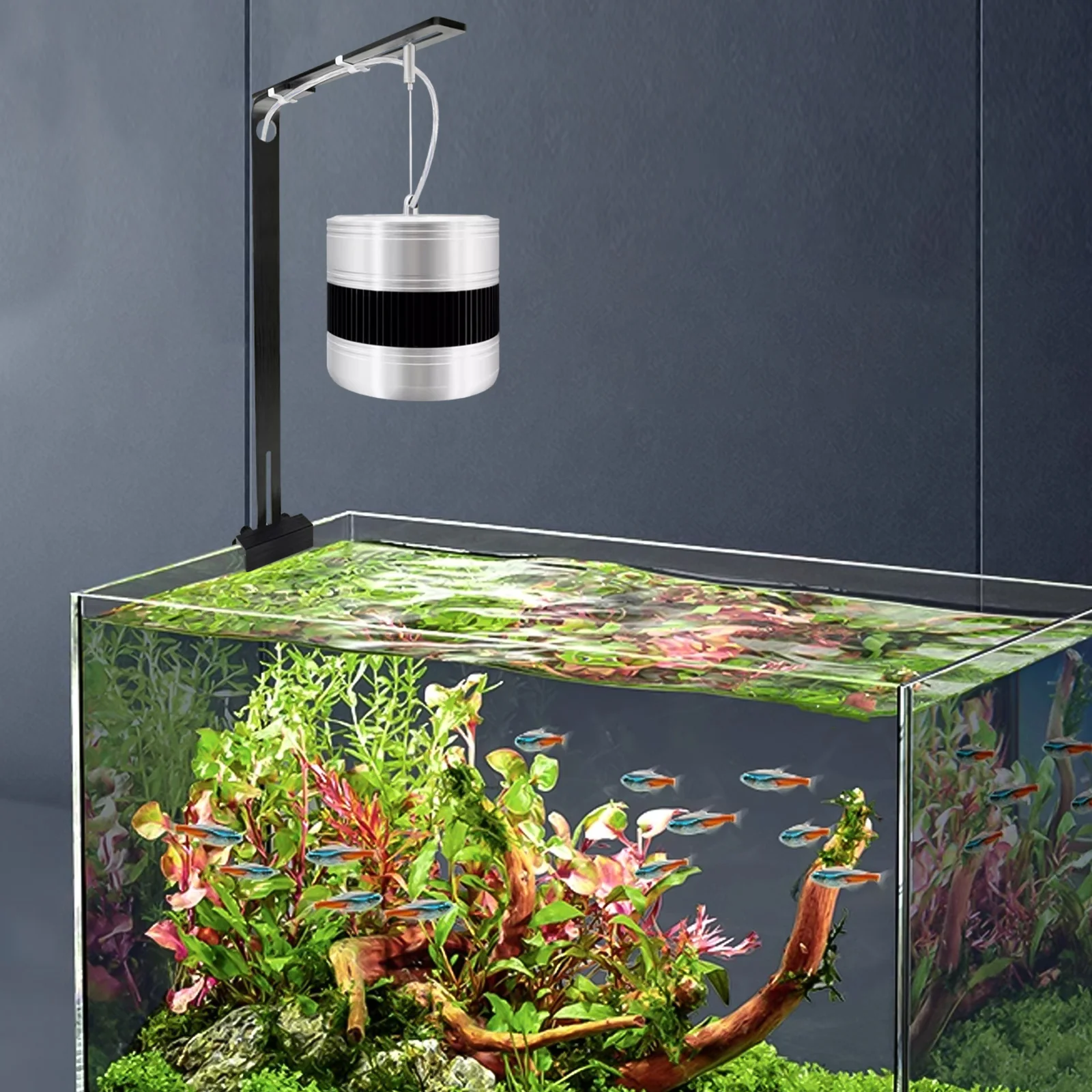 Aquarium Lichthalterung Pflanze LED Bar Pool Pendelleuchte Halter Aquatische Aluminiumlegierung