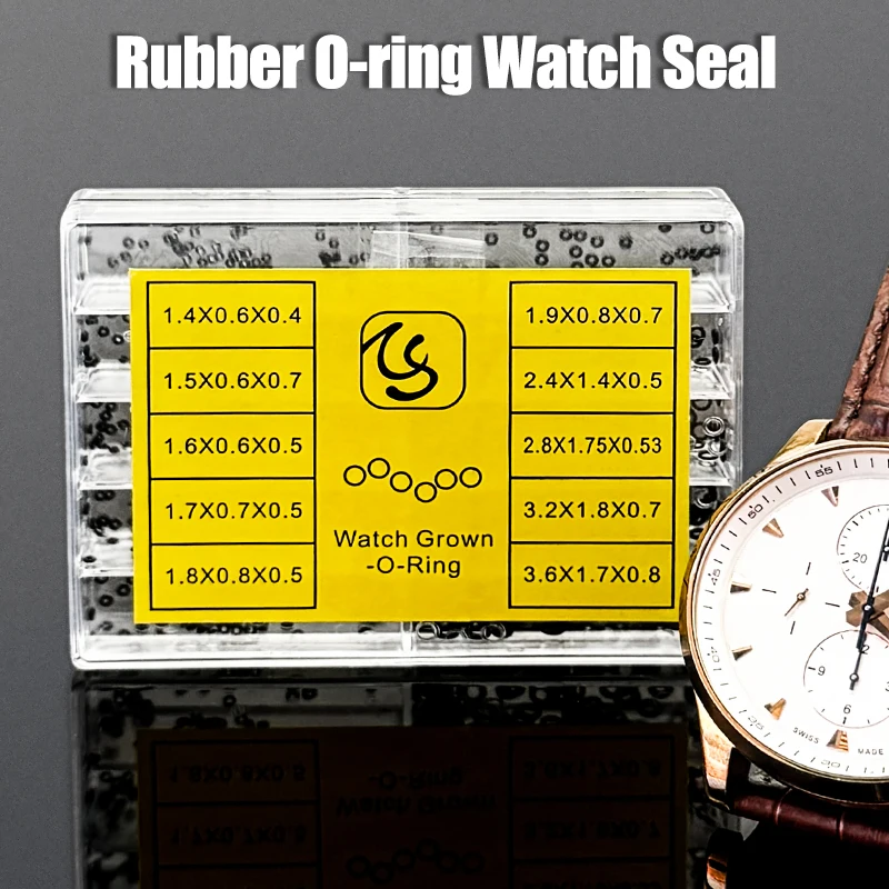 

Мини-резиновая уплотнительная шайба, 500 шт., уплотнительное кольцо, водонепроницаемые уплотнительные коронки для часов, аксессуары для ремонта, инструменты для часовщика