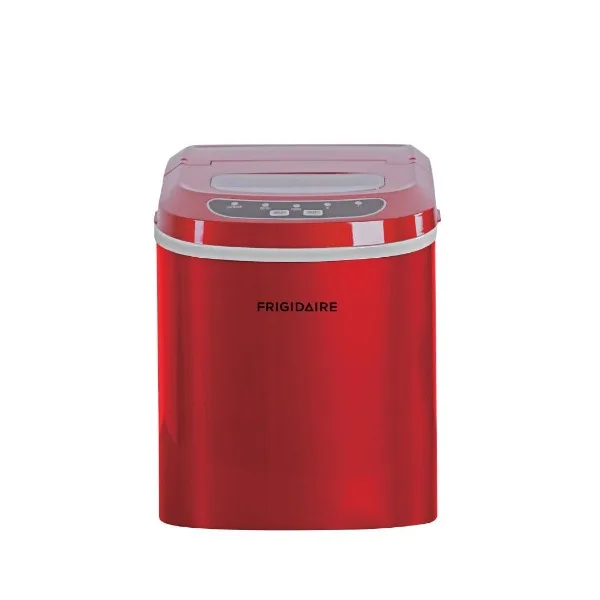 Frigidaire EFIC102-RED Compact Making Machine, Large Portable Ice Maker, Red, Medium