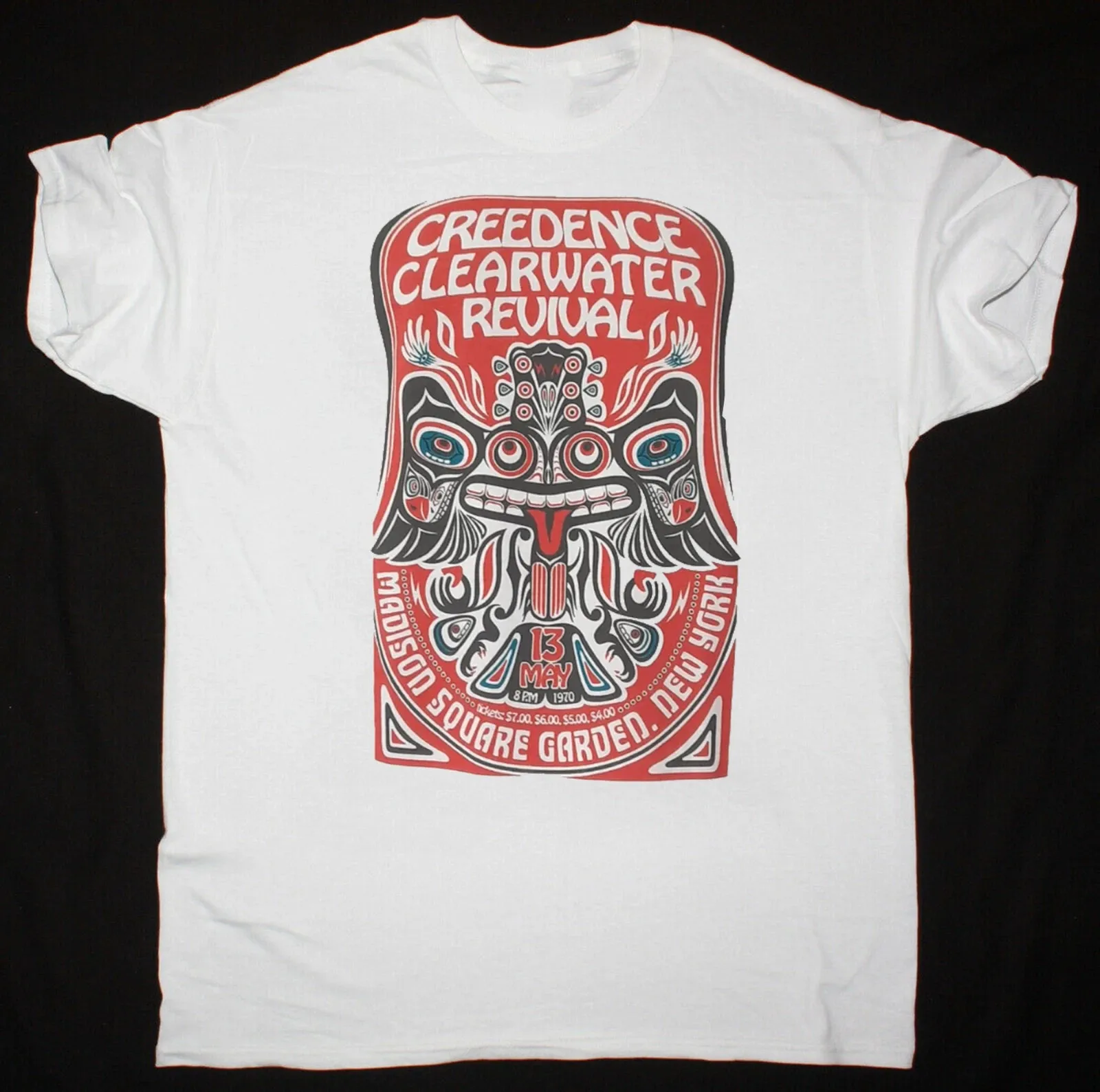Creedence Clearwater Revival Live In CConcert 1990 T Shirt Full Size S-5XL