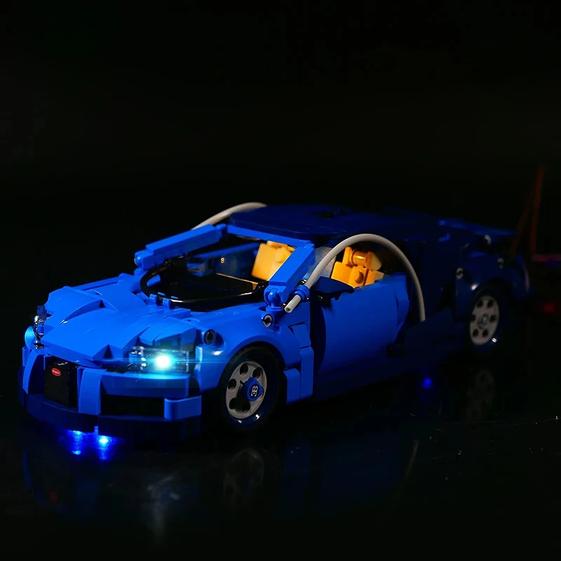 Kit de luz LED DIY para LEGO 50017, juego de bloques de construcción de coche deportivo técnico (solo luz LED, sin modelo de bloques)