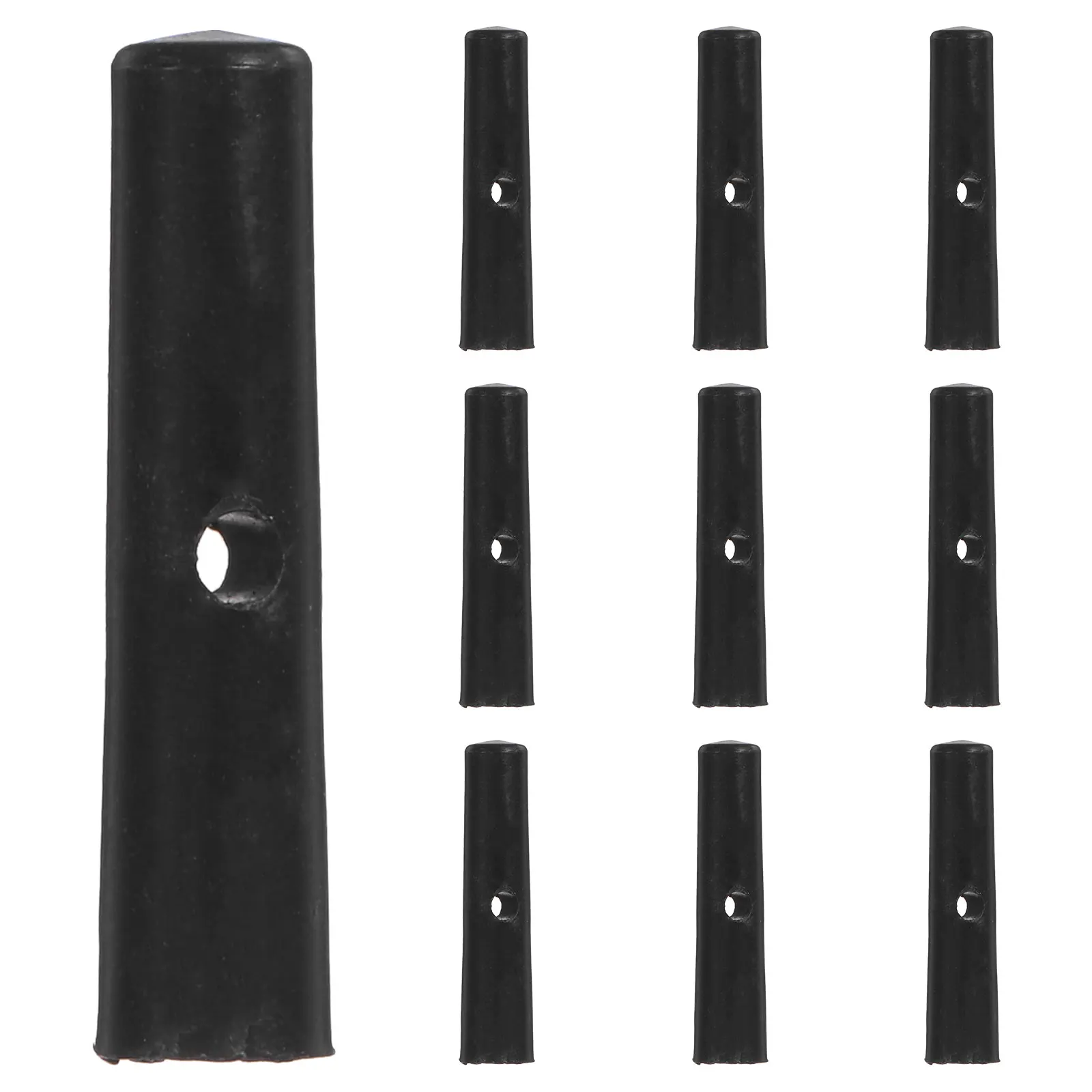 10 Pcs Umbrella Tail Double Hole Beads Replacement Bone Covers Head Parts Accessories Folding Ribs Repair