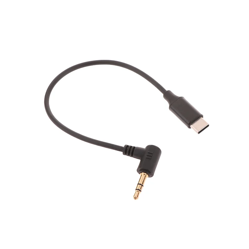 15 Plus Pro Max & Mic 2 Compatible Adapter Cable; 3.5mm TRS to Type-C with Radio Collar Clip-On Mic