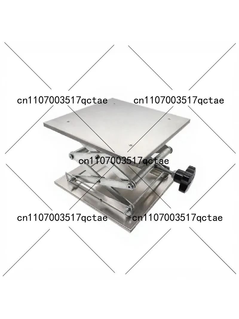 Stainless Steel Lab Scissor Lift Platform 250mm 300mm Manual Laboratory Jack