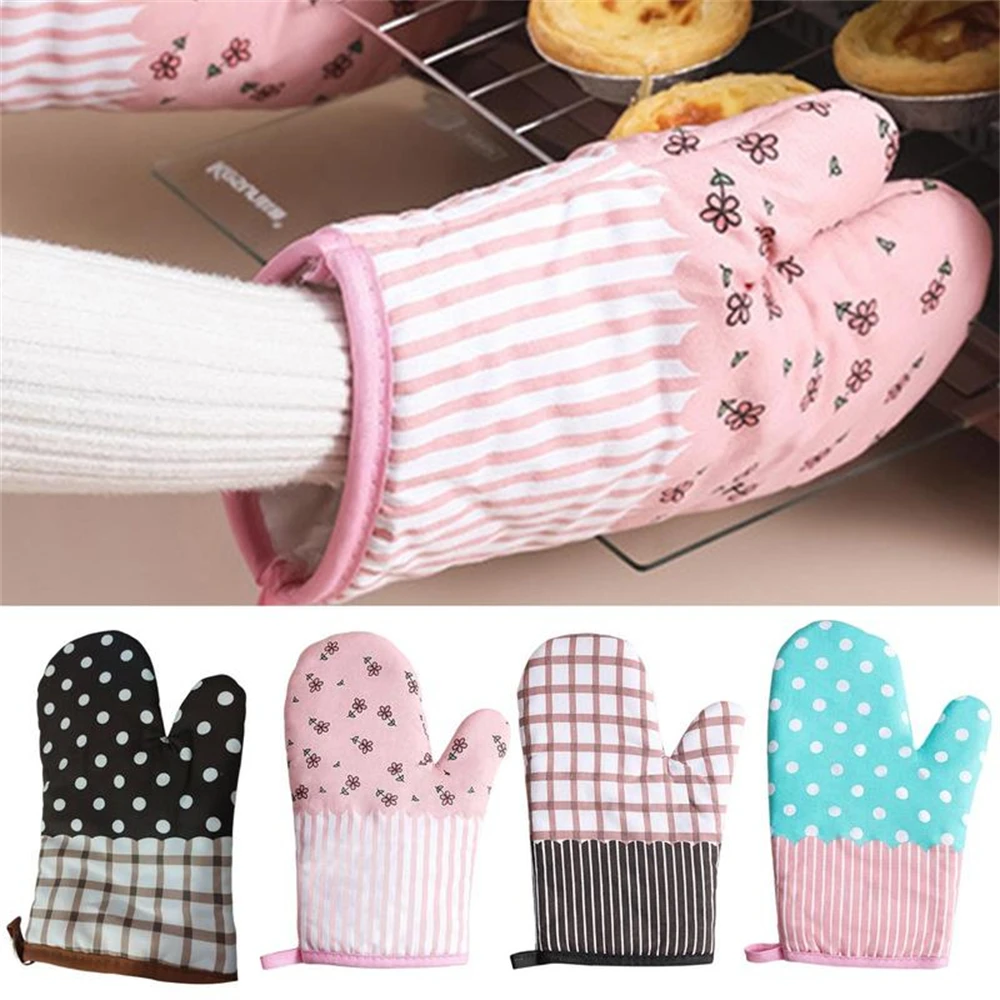 Microwave Oven Mitts Glove Fireproof And Non Slip Oven Glove Heat Insulation Baking Cooking Tool Kitchen Barbecue Grilling Glove