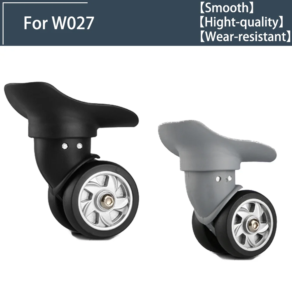 360 Degree Rotating W027 Luggage Wheels Silent Replacement Suitcase Spare Parts Universal Trolley