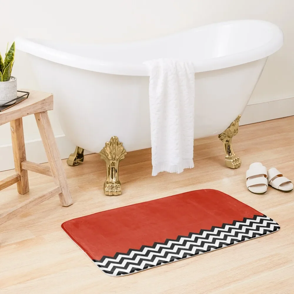 

Black Lodge (Twin Peaks) inspired graphic Bath Mat Bathroom Utensils Bathroom Slip Mat
