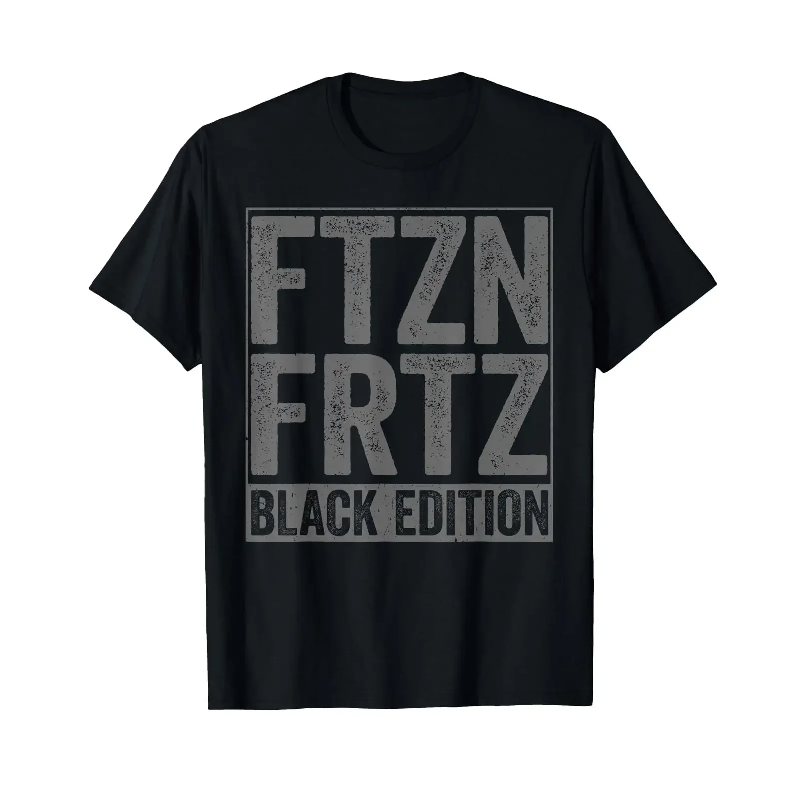 FTZNFRTZ FTZN FRTZ Black Edition T-Shirt, Vintage-Look, gewaschen, atmungsaktiv, leicht vielseitig, Designerkleidung, lässig, dehnbar