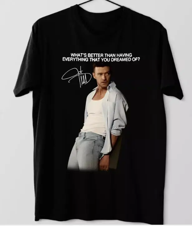 New Rare Justin Timberlake Short Sleeve Unisex S-5XL Shirt