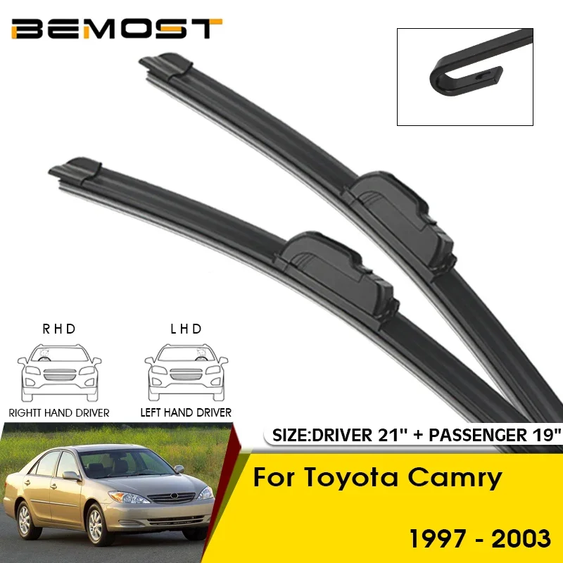 

Car Wiper Blades For Toyota Camry 1997-2003 Windshield Windscreen Front Window Blades 21"+19" Car Accessorie