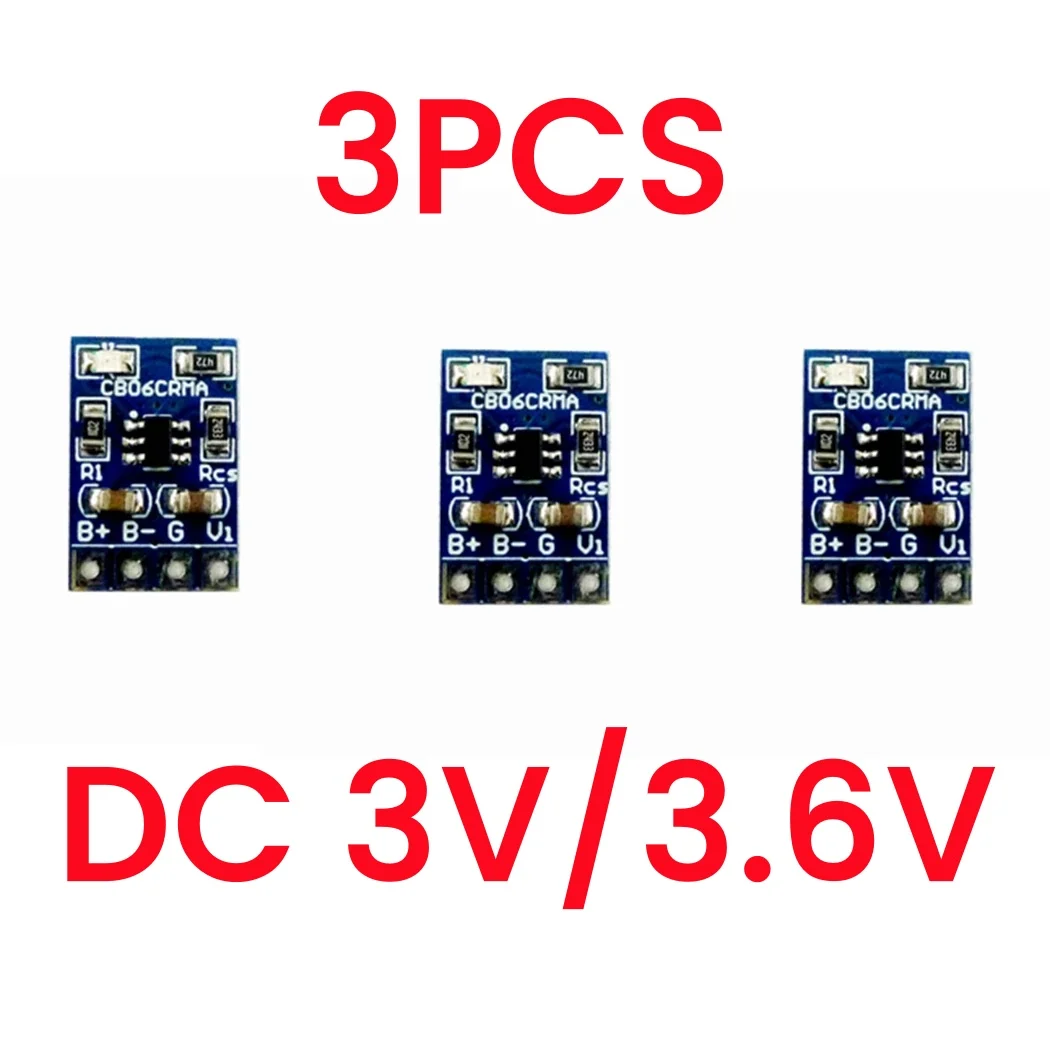 3PCS DC 3V 3.6V NI-MH Ni-CD Li-ion Polymer Coin Cell Rechargeable Lithium Battery Charger  For VL2330 ML2032 1220 LIR2016 DIY