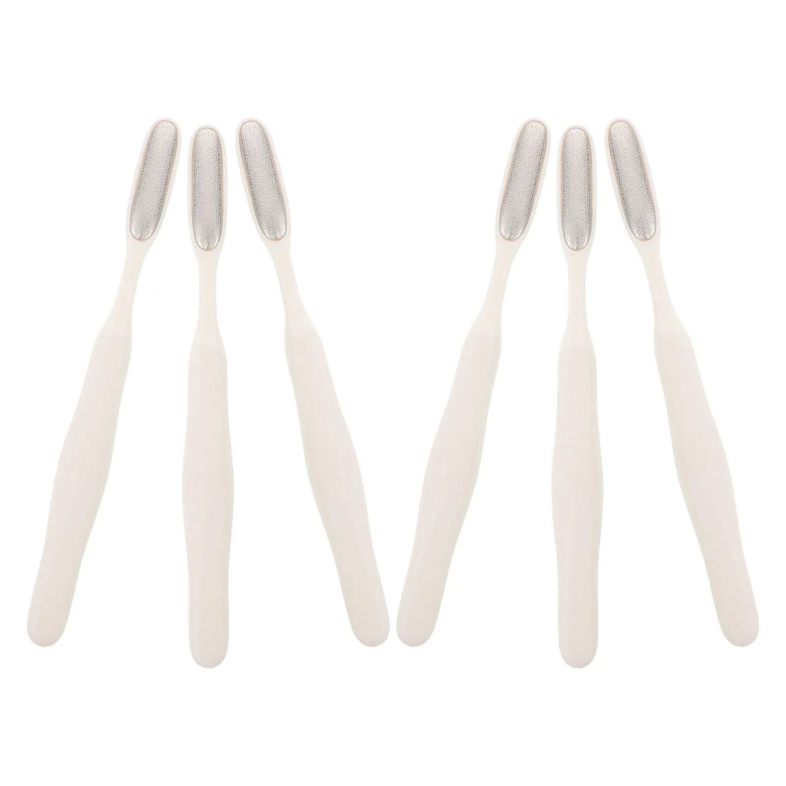6Pcs Stainless Steel Foot File Callous Remover Hard Skin Pedicure Tool Dead Skin Exfoliation Foot Care Kit Multi-Size Smooth