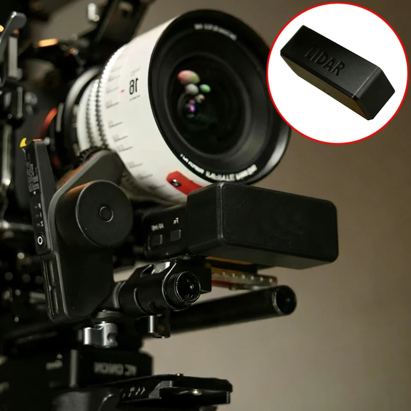 1PCS For DJI Focus Pro LiDAR Module Protective Cover 3D Printed Protection Cap with Anti-slip Silicone Pad Scratch-resistant