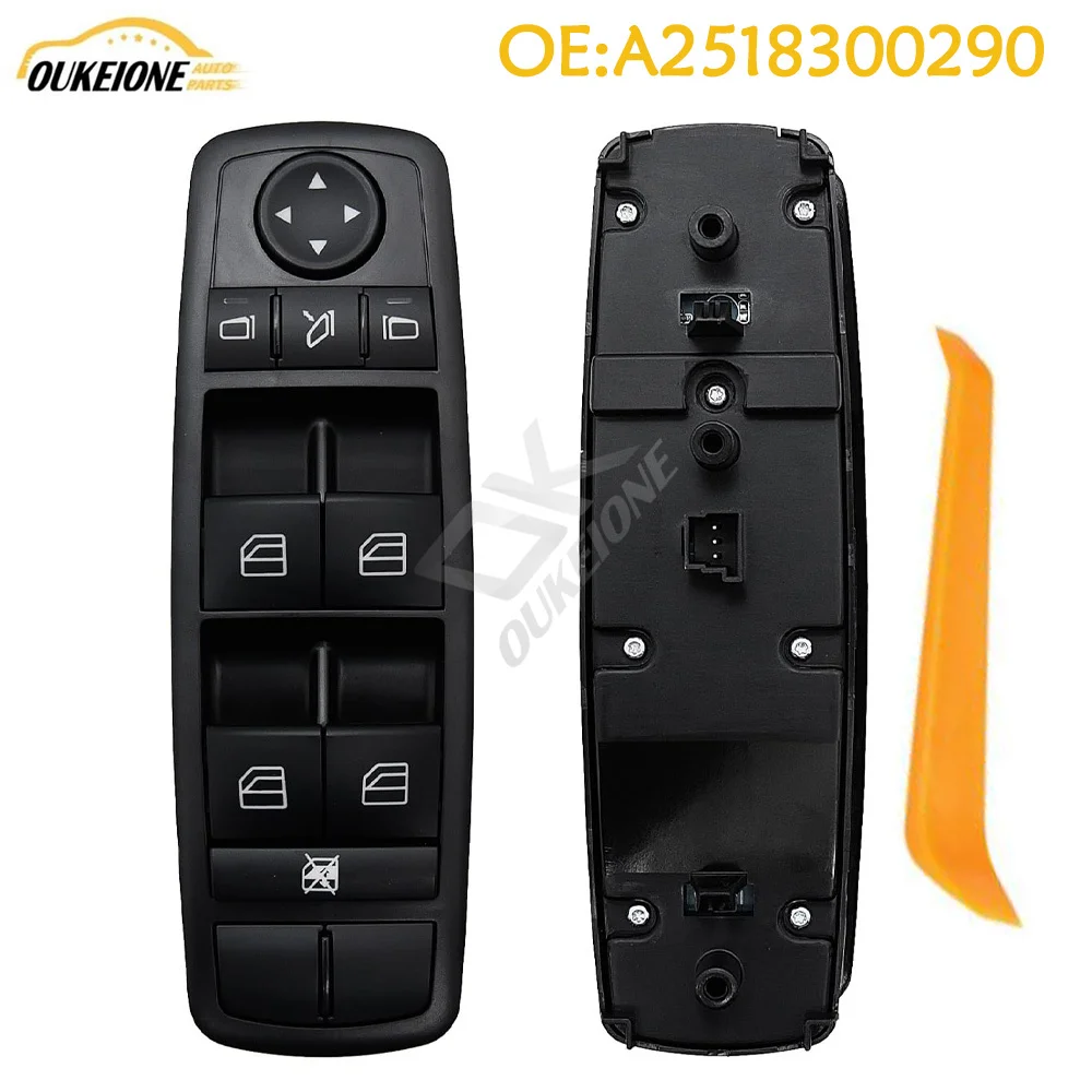 A2518300290 2518300290 for BENZ W164 GL320 GL350 GL450 ML320 ML350 ML450 R320 R350 LHD Electric Power Window Control Switch