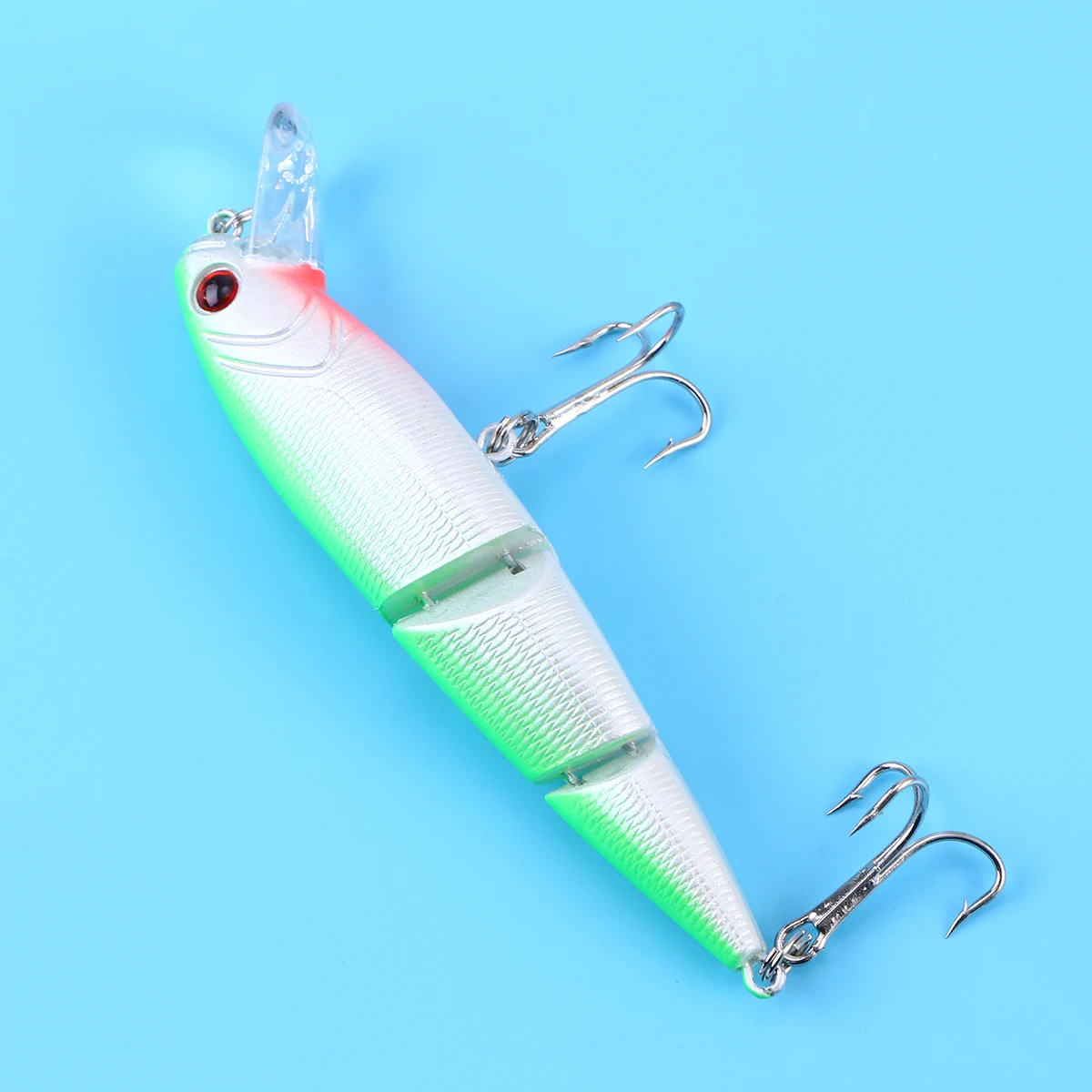 

5Pcs Multi Jointed Abs Ps Hard Plastic Fishing Lures Brilliant Color Life Like Swimming Actions Bait For Bass Walleye Trout