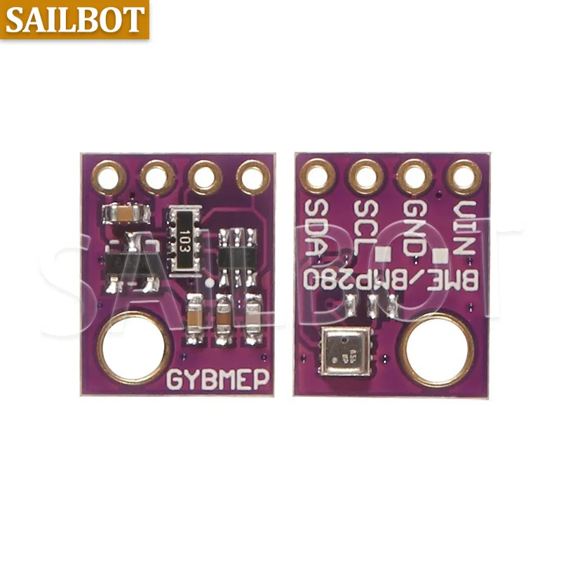 BME280 5 فولت 3.3 فولت الاستشعار الرقمي درجة الحرارة الرطوبة وحدة استشعار الضغط الجوي BME280-5V -3.3 فولت I2C SPI 1.8-5 فولت