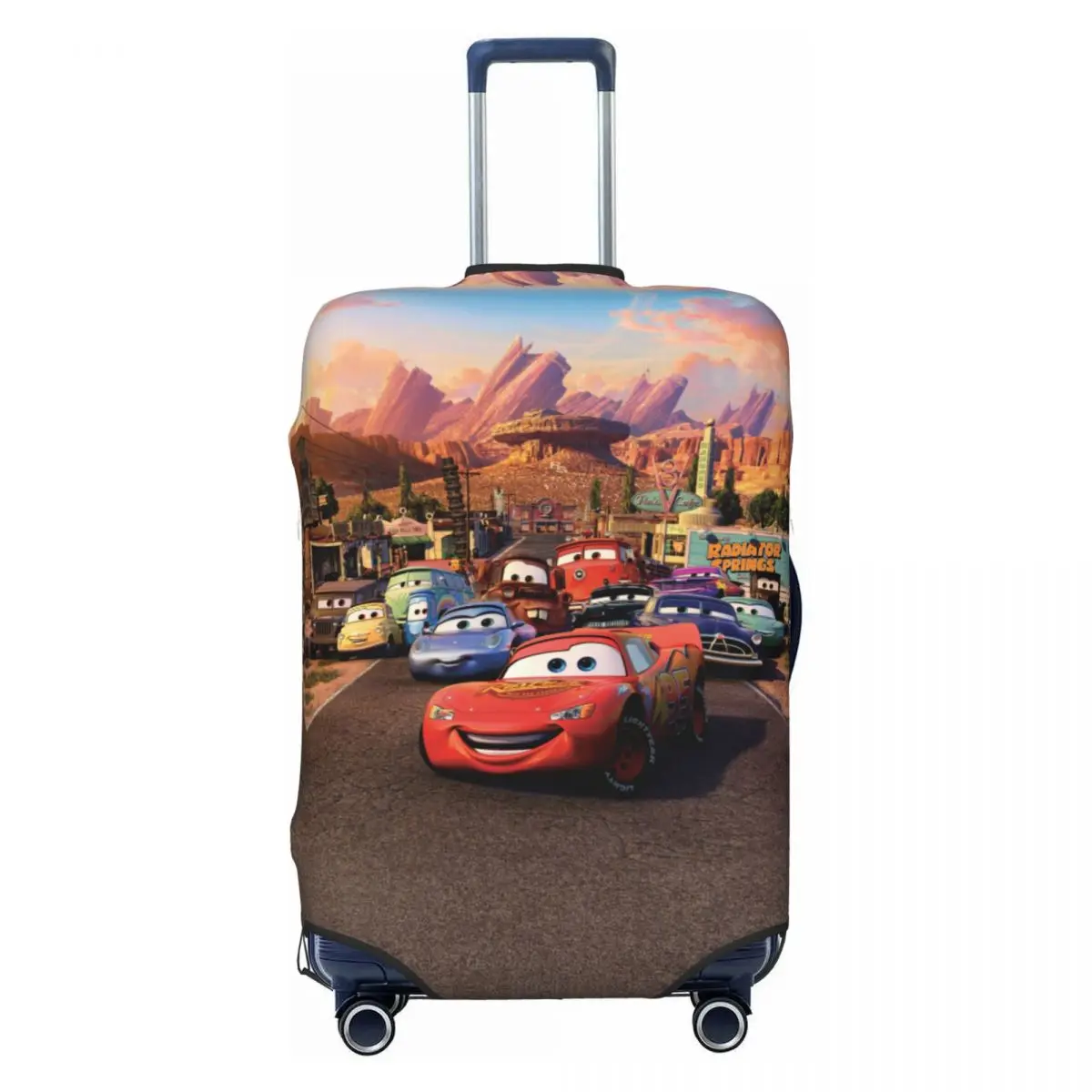 Custom Cartoon Pixar Auto 'S Bagage Cover Protector Schattige Reiskoffer Beschermhoes Voor 18-32 Inch