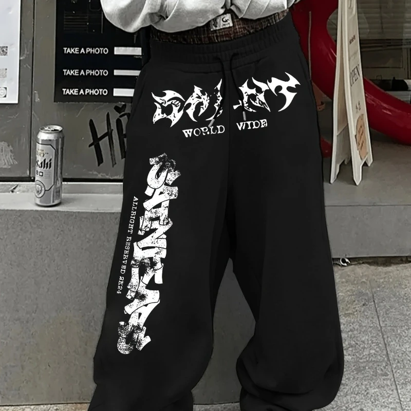 

Men's Versatile Fashion Drawstring Loose Casual Sports Pure Cotton Pants, Spring and Autumn Men's Outdoor Casual Pants