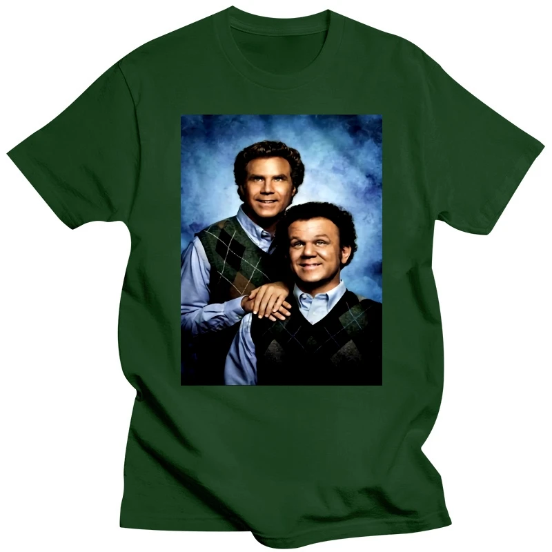 Camisetas en línea de algodón con cuello redondo, camisas de manga corta, cartel de Step Brothers, camiseta negra para hombre, nuevas tallas S a 3Xl para hombre FNUKRDHN