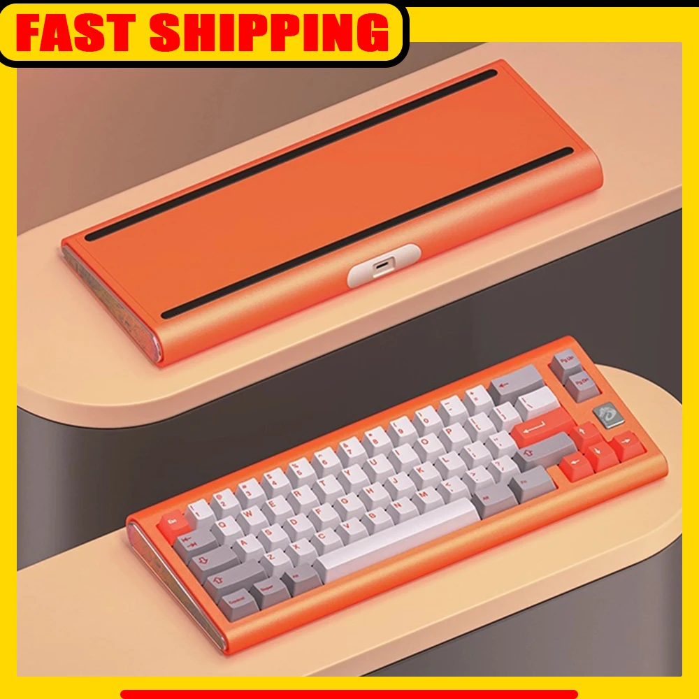 

Беспроводная игровая клавиатура DAREU CHAOSERA Joint Name Cupid65 с корпусом из алюминиевого сплава CNC и аккумулятором 4000 мАч для ПК