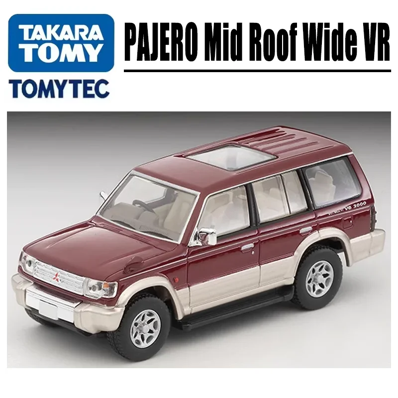 TAKARA TOMY Tomica 1/64 TLV-N206b Mitsubishi PAJERO Mid Roof Wide VR Alloy Motor Diecast Metal Gift