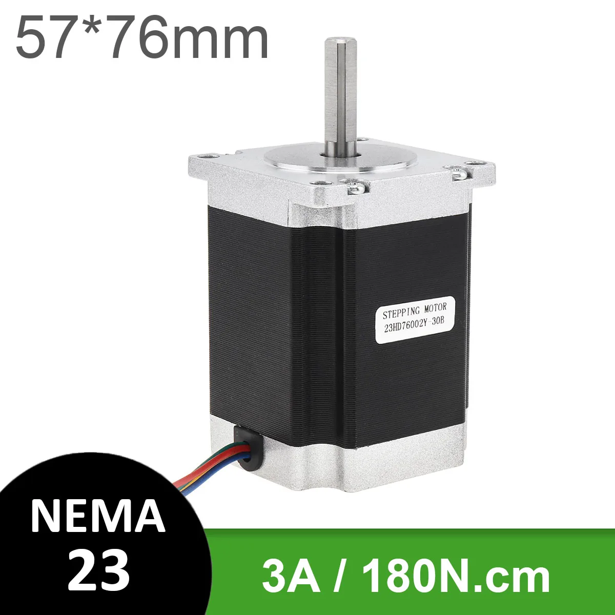 

Stepper Motor Nema 23 57 Motor 76mm 180N.cm 3D Printer Motor for Automation Equipment Engraving Machine CNC 3D Printer Parts