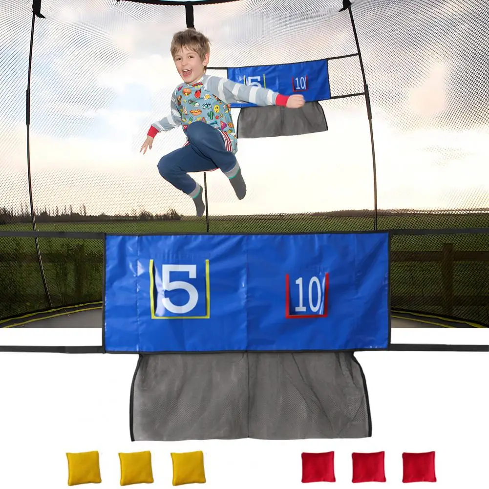 Trampoline Toss Game Kit Fun-filled Trampoline Toss Game Exciting Outdoor Activity for Kids Adults Garden Park or Lawn