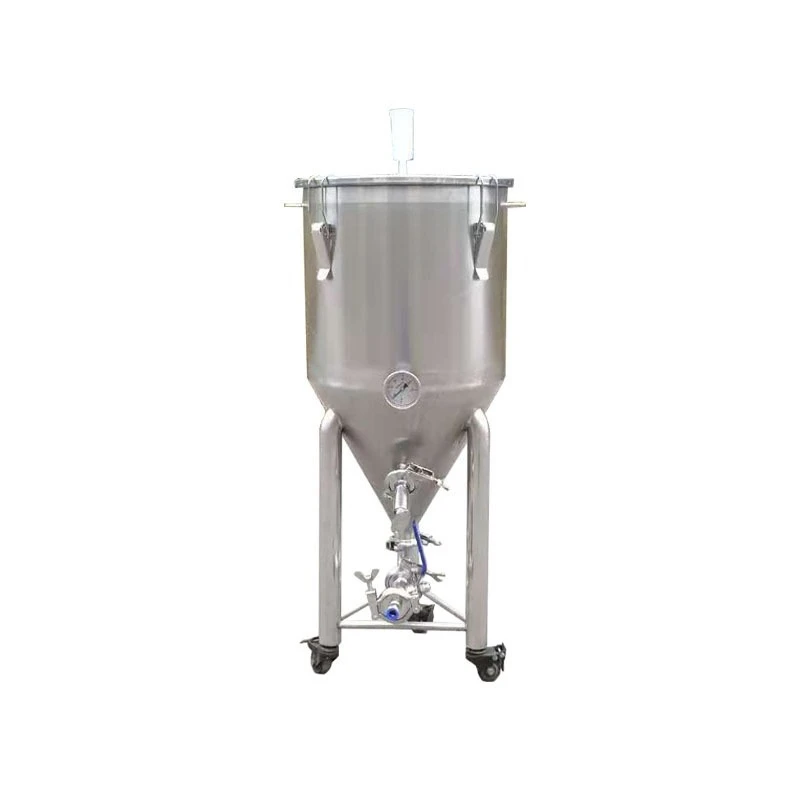 Stainless steel open sealed barrel beer wine wine small cone storage equipment Baijiu enzyme fermenter