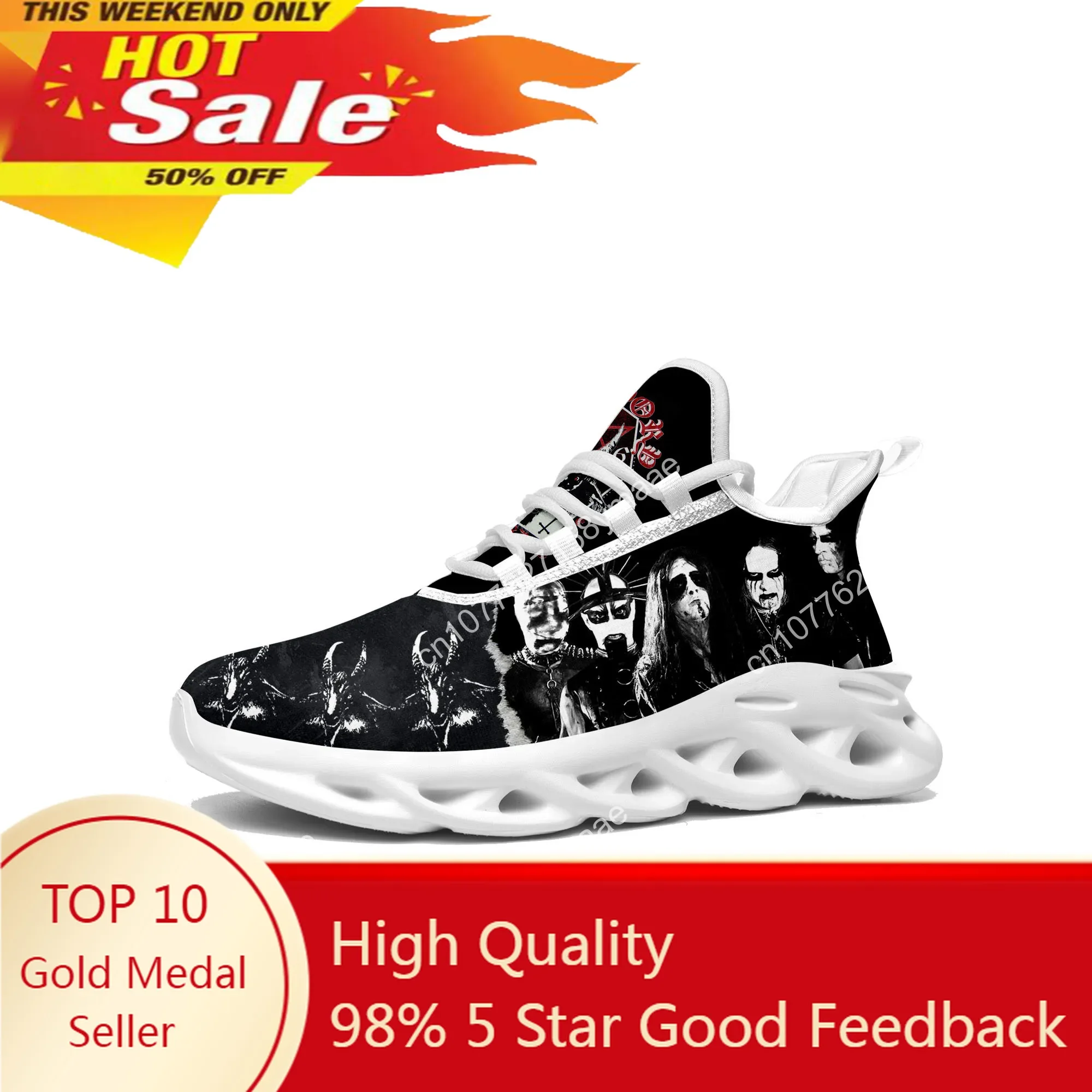 

Bathory Rock Band Flats Sneakers Mens Womens Sports Running Shoes High Quality Sneaker Customization Shoe Lace Up Mesh Footwear