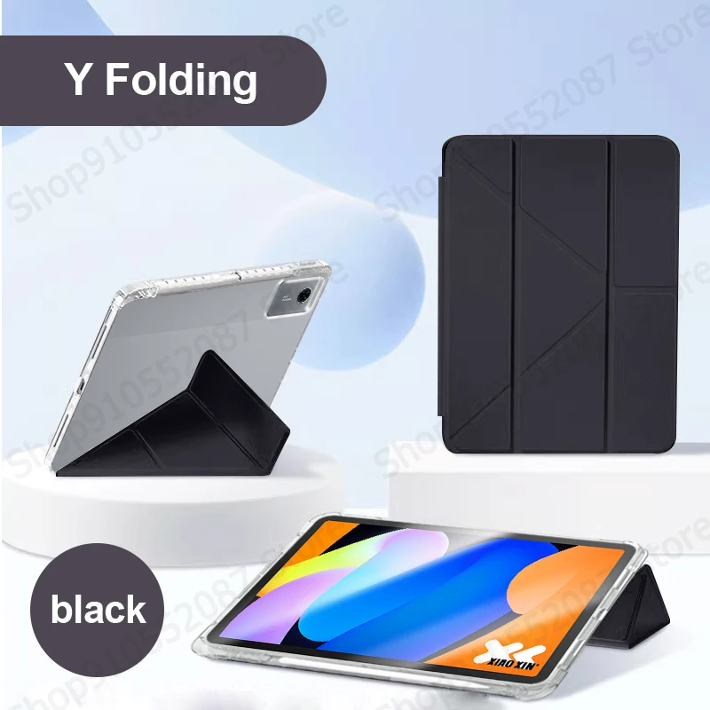 

For Lenovo Idea Tab 11 tb336fu tb336zu Case Smart Folio Leather Acrylic Hard Stand Cover For Xiaoxin Pad 11 2025 Case tb335fc