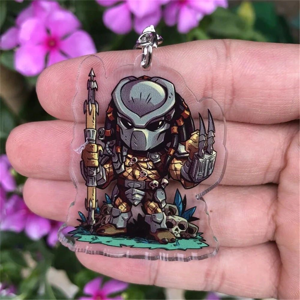 أزياء تنكرية غريبة من الحيوانات المفترسة ، إكسسوارات سلسلة مفاتيح أكريليك ، دعامة