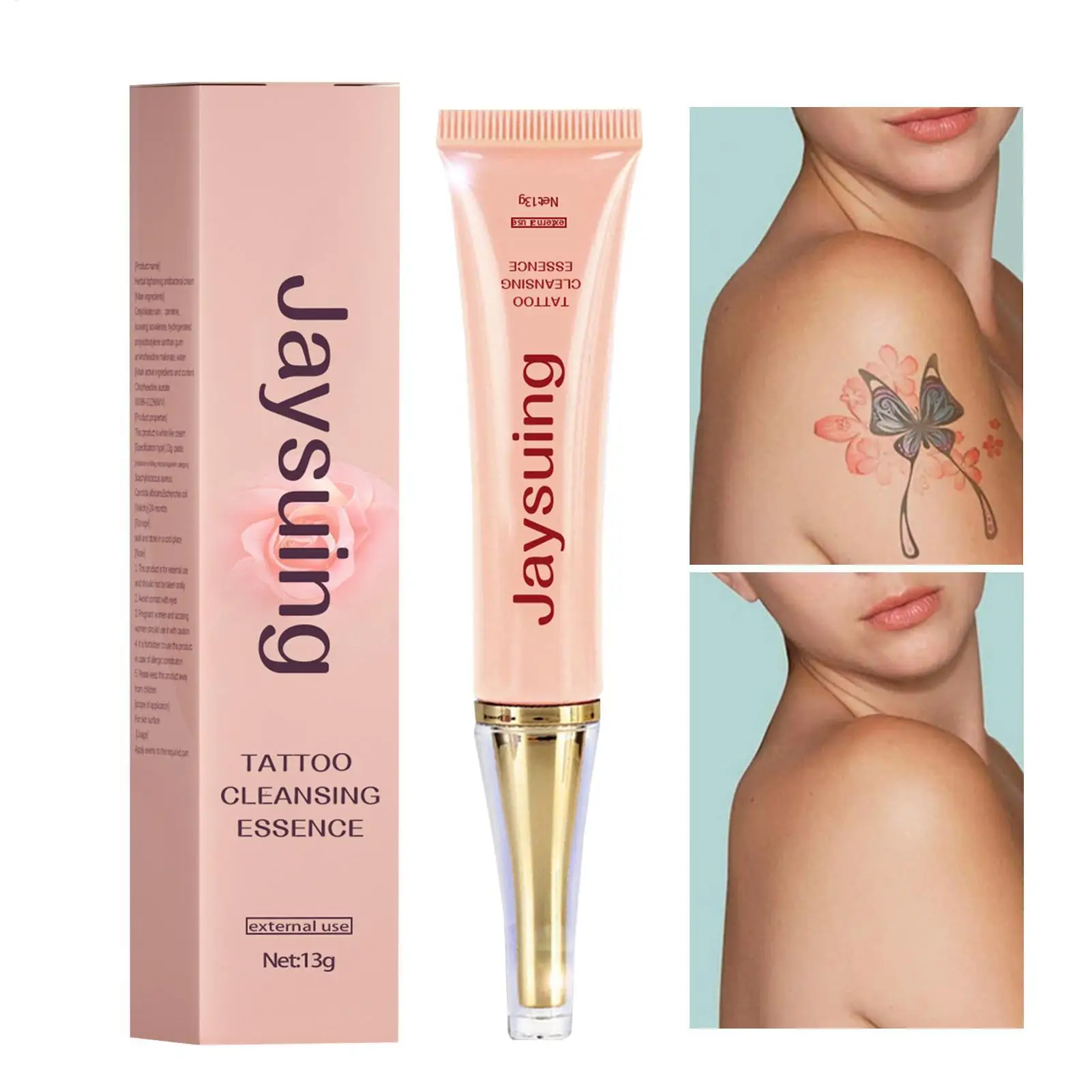 كريم تنظيف الوشم كريم تنظيف الوشم بدون ندبات أقصى قوة لون يتلاشى التنظيف السريع وإزالة الوشم #1