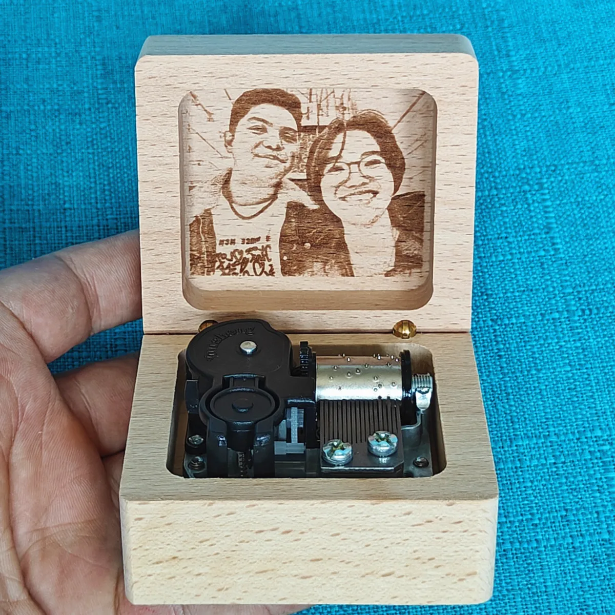 Customized Photo Music Box, Personalized Gift, Birthday, Wedding, Anniversary, Christmas