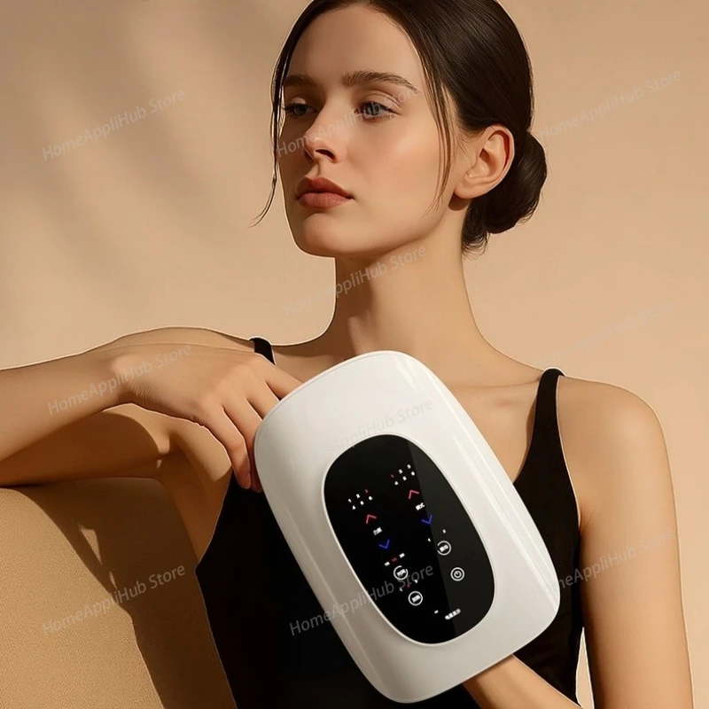 

Smart Hand Massager - Finger, Palm & Wrist Joint Massager with Air Pressure, Heating and Separate Finger Massage