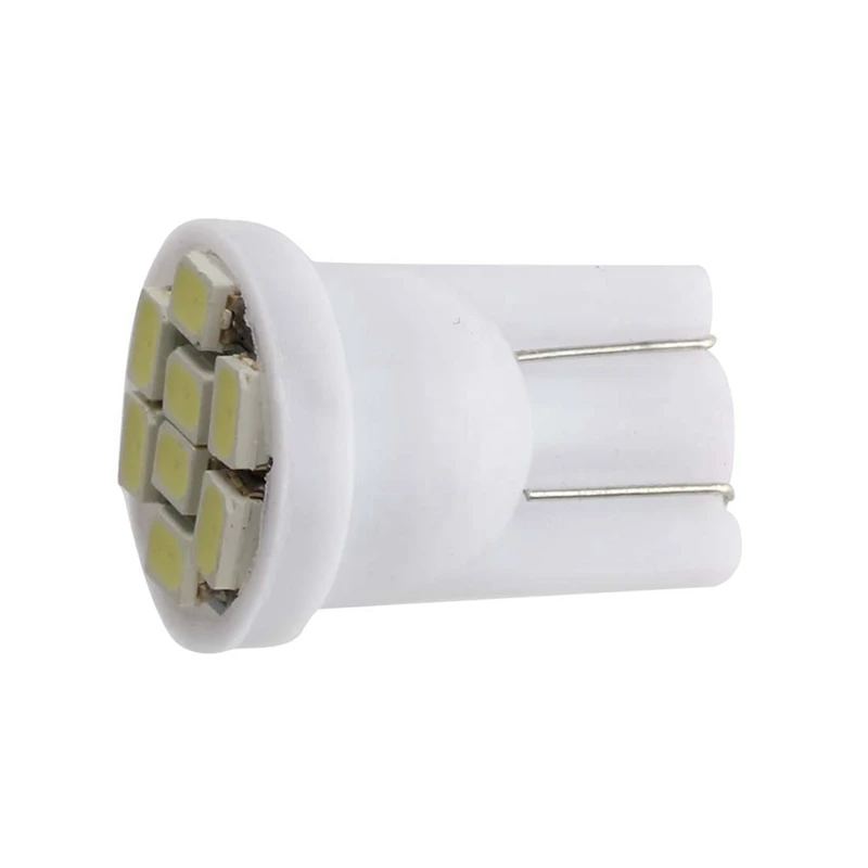 30X T10 194 168 Lamp Bulb 8 LED White For Car