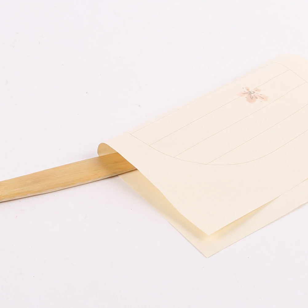 

Wooden Calligraphy Paper Bamboo Envelope Opener Lightweight Comfortable Reusable Durable Sharpened Edges