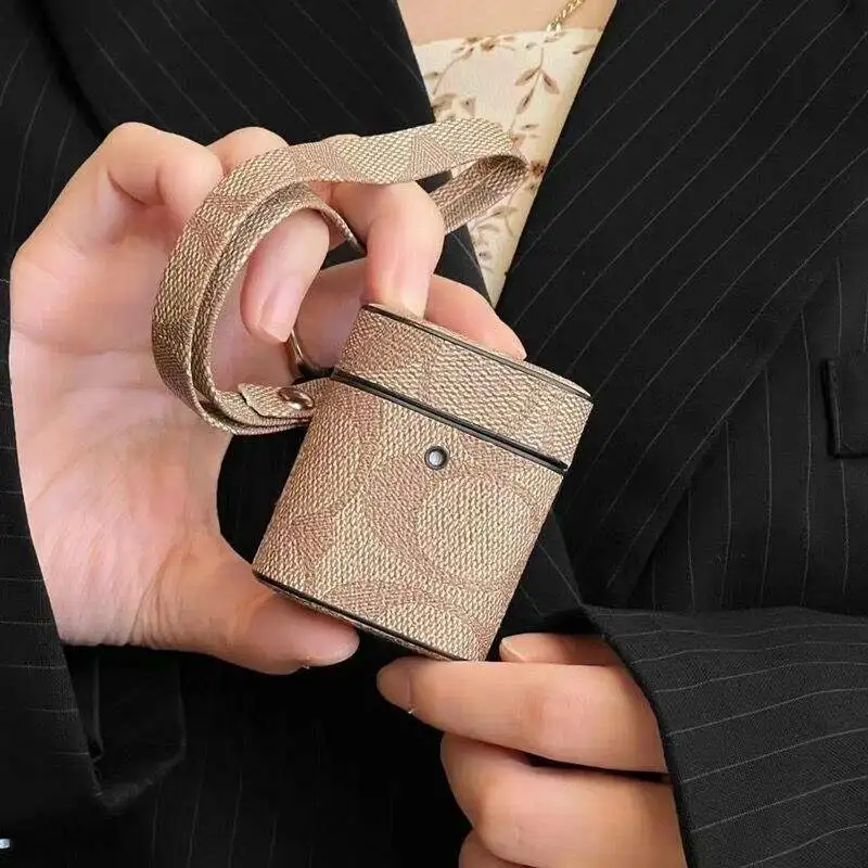 Étui AirPods Pro 2 en cuir PU, design de luxe, mode, housse de protection pour téléphone, sauna