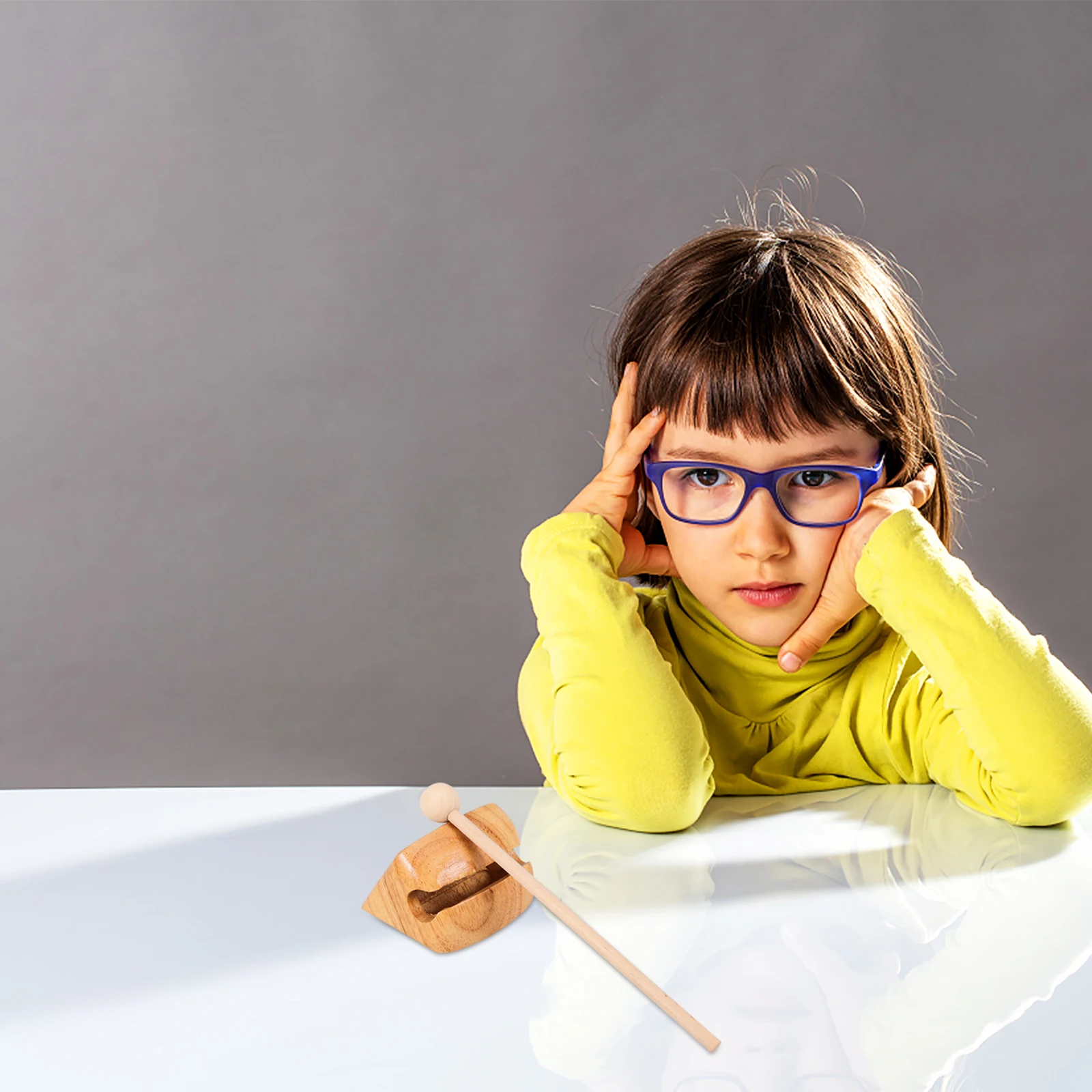 1 set Wooden Fish Teaching Aids Kids Musical Toy Percussion Instruments Toddler Toys Children Music Educational Plaything